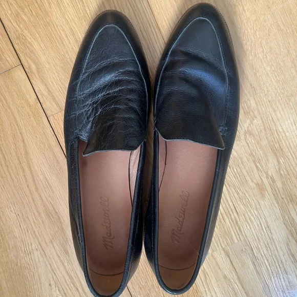 Madewell black loafers, size 7, used twice - Picture 2 of 3